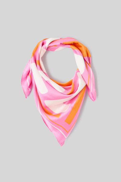 Foulard satin imprimé