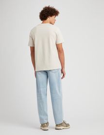T-shirt broderie poitrine