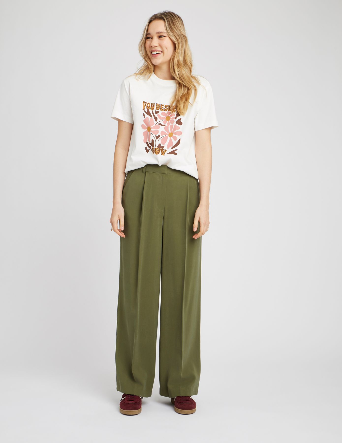 Pantalon à pinces