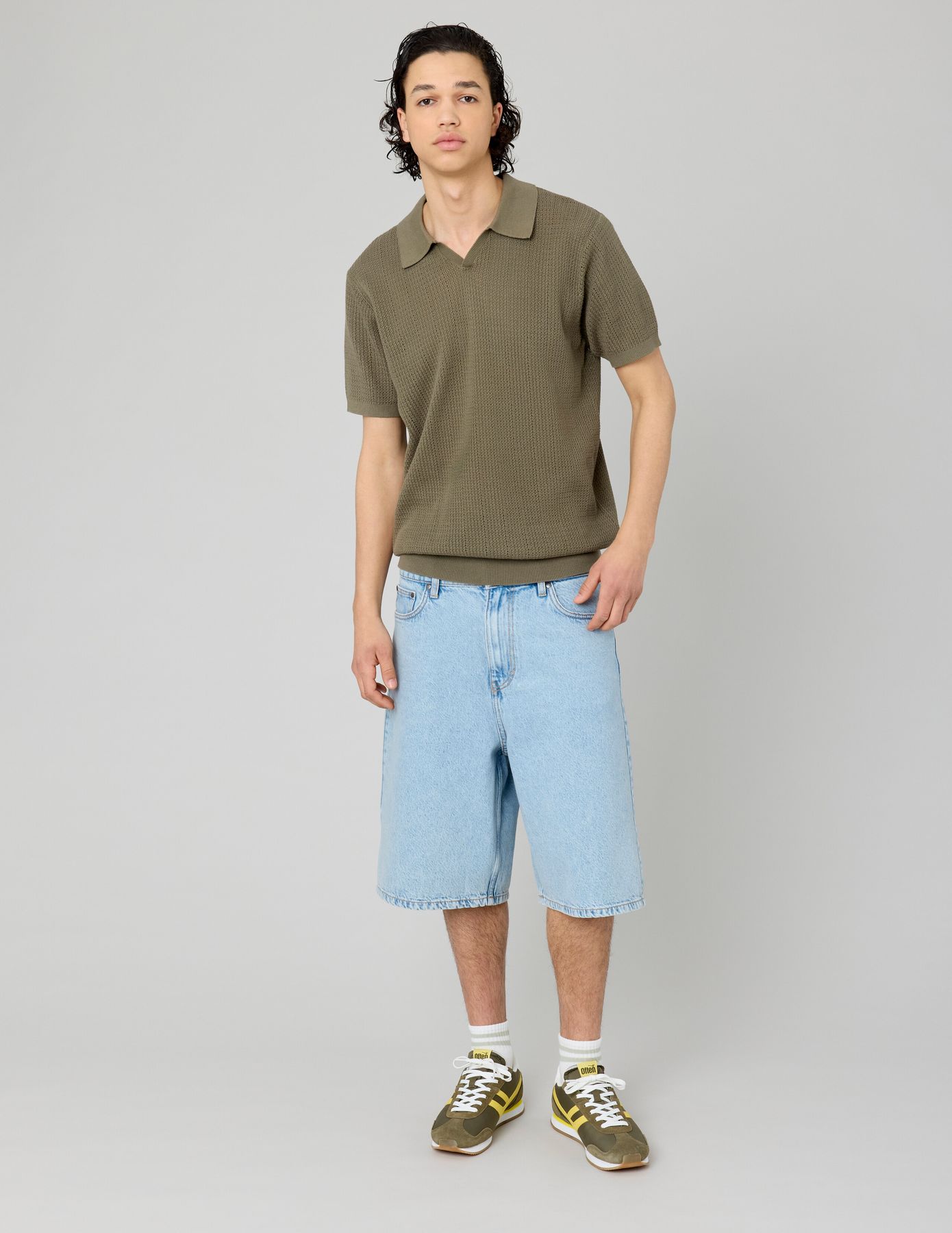Polo maille ajourée