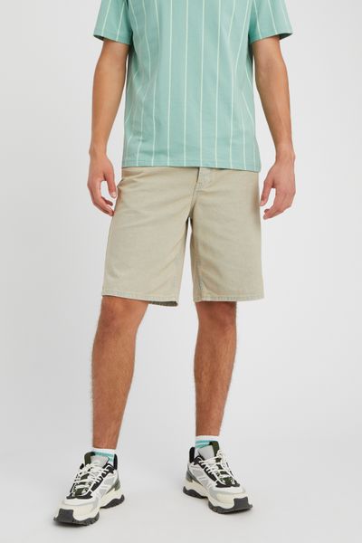 Bermuda en jean surteint