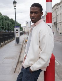 Gilet matière texturée