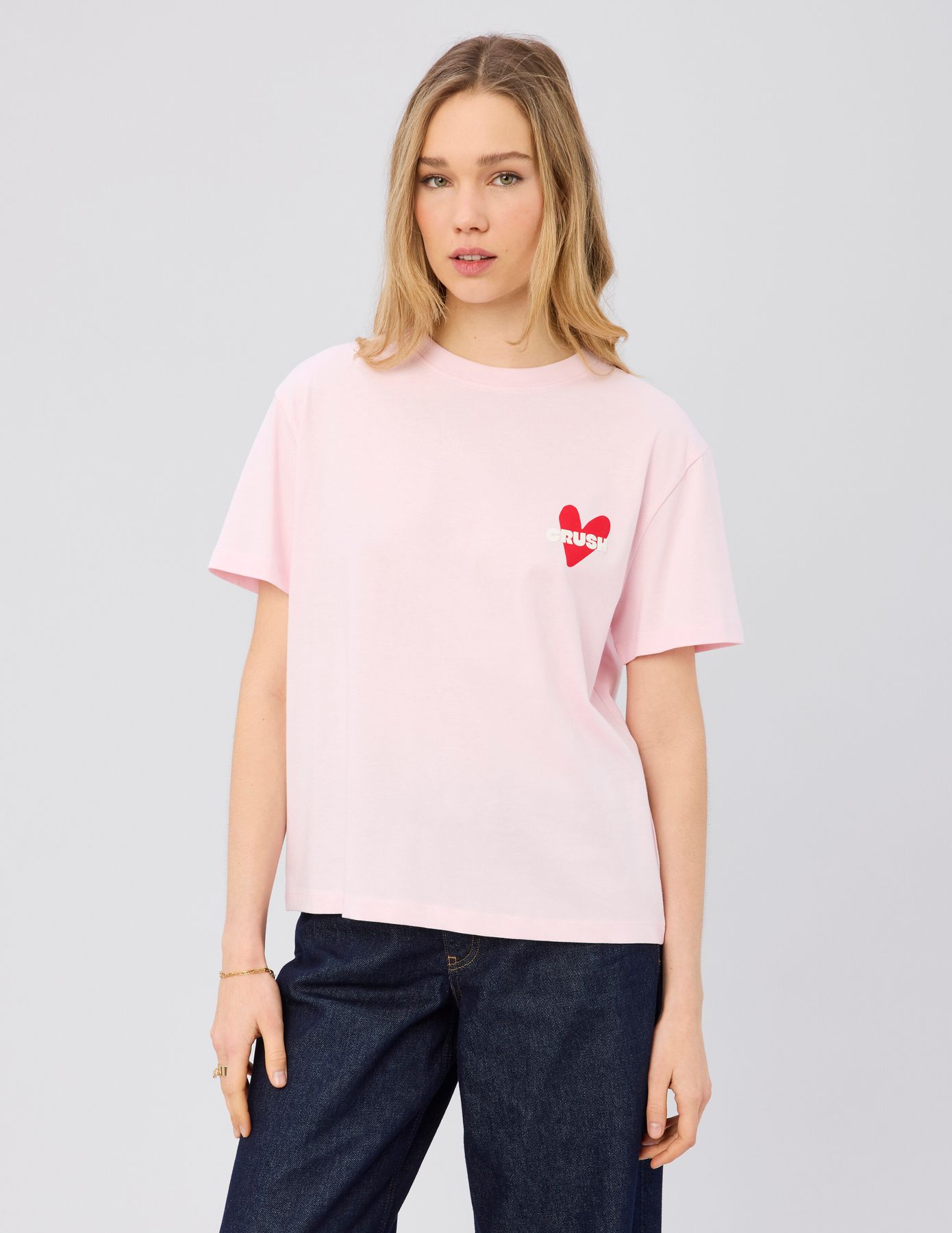 T-shirt imprim&eacute; devant