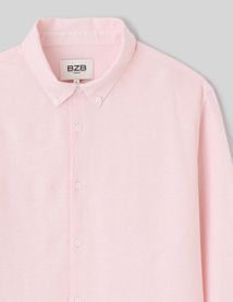 Chemise manches longues viscose lin