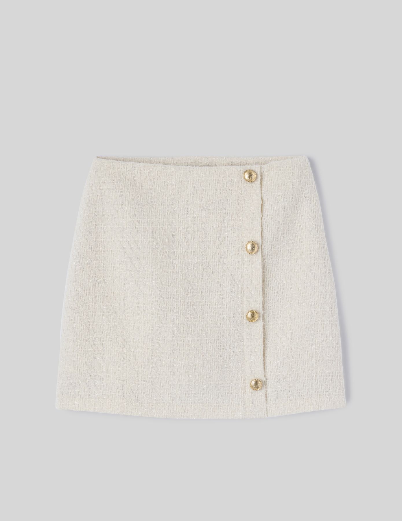 Jupe short en tweed
