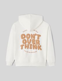 Sweat à capuche imprimé