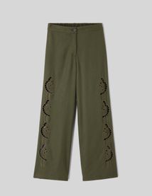 Pantalon broderie