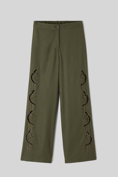 Pantalon broderie