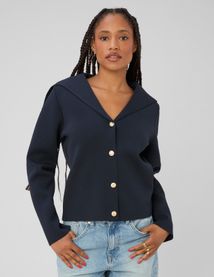 Cardigan &agrave; boutons