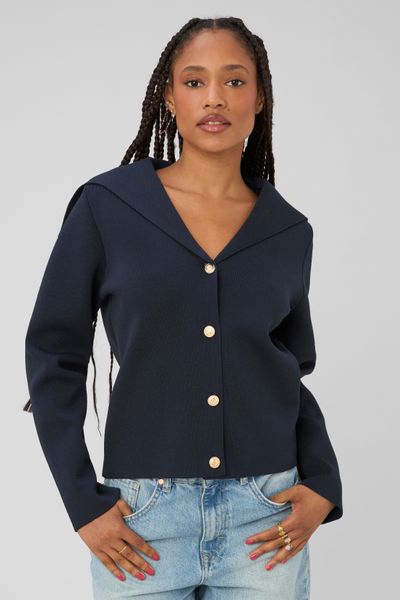 Cardigan &agrave; boutons