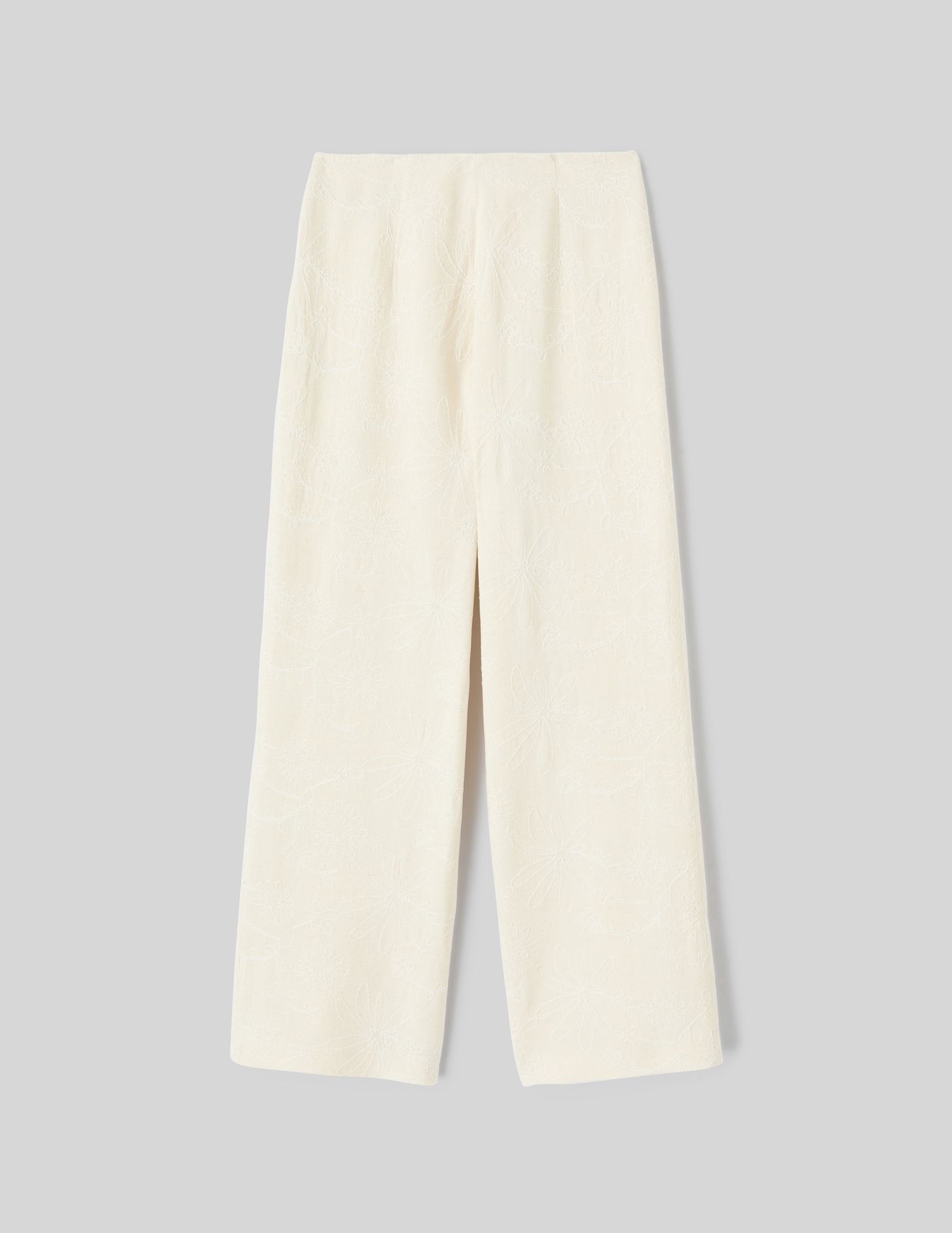 Pantalon fluide brod&eacute;