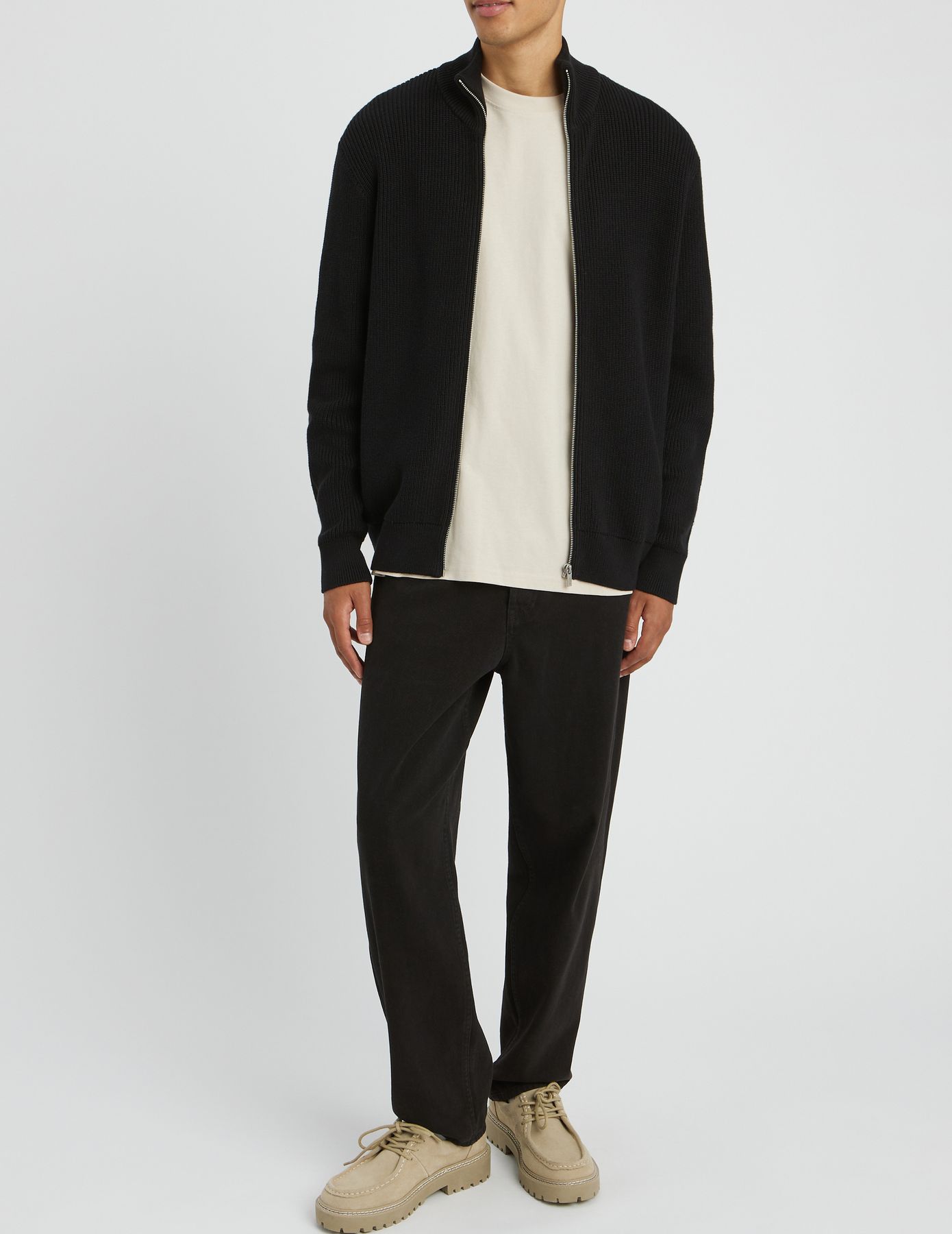 Gilet col montant zipp&eacute;