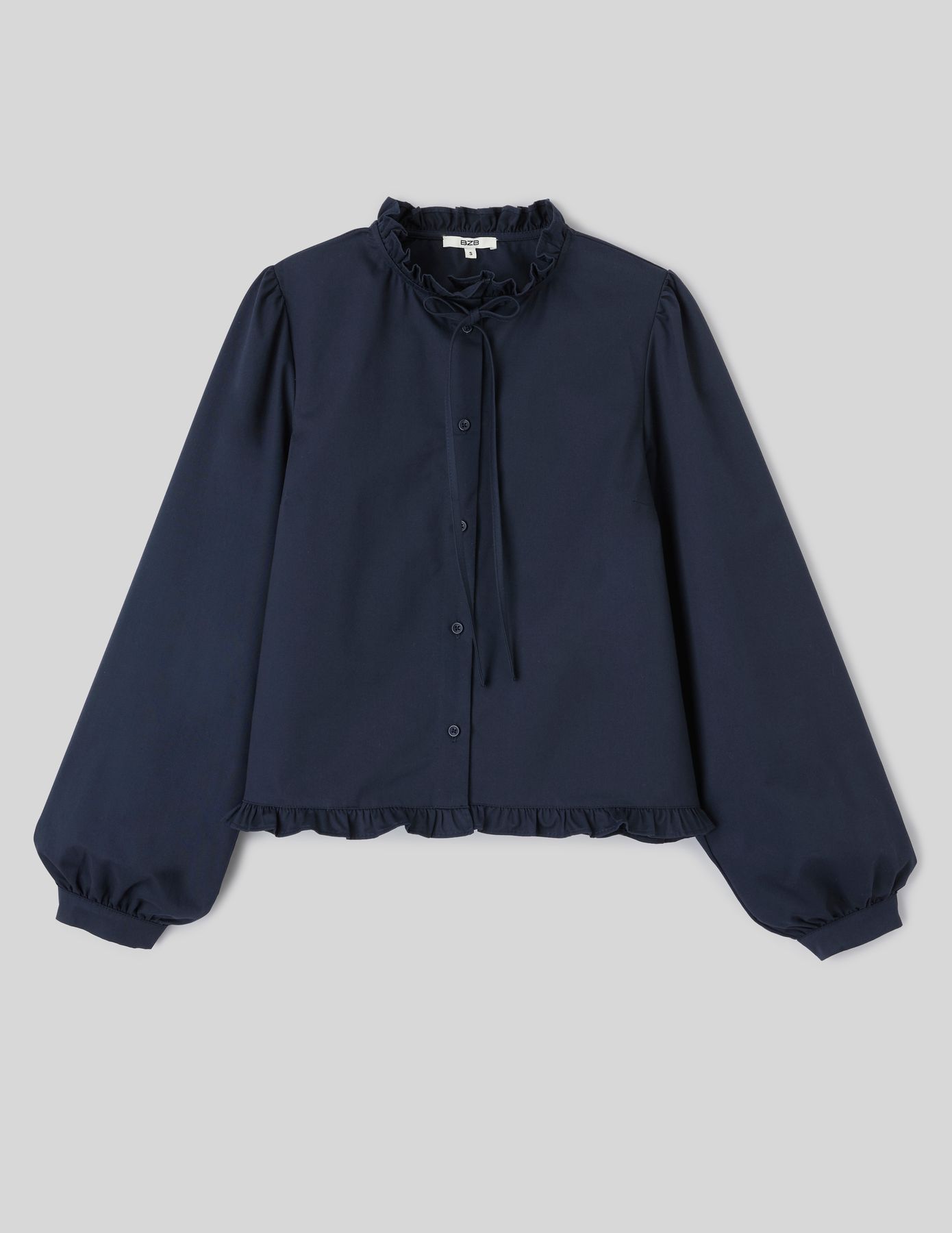 Blouse &agrave; volants