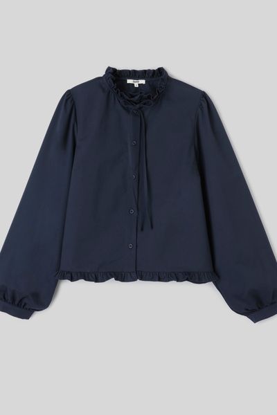 Blouse &agrave; volants