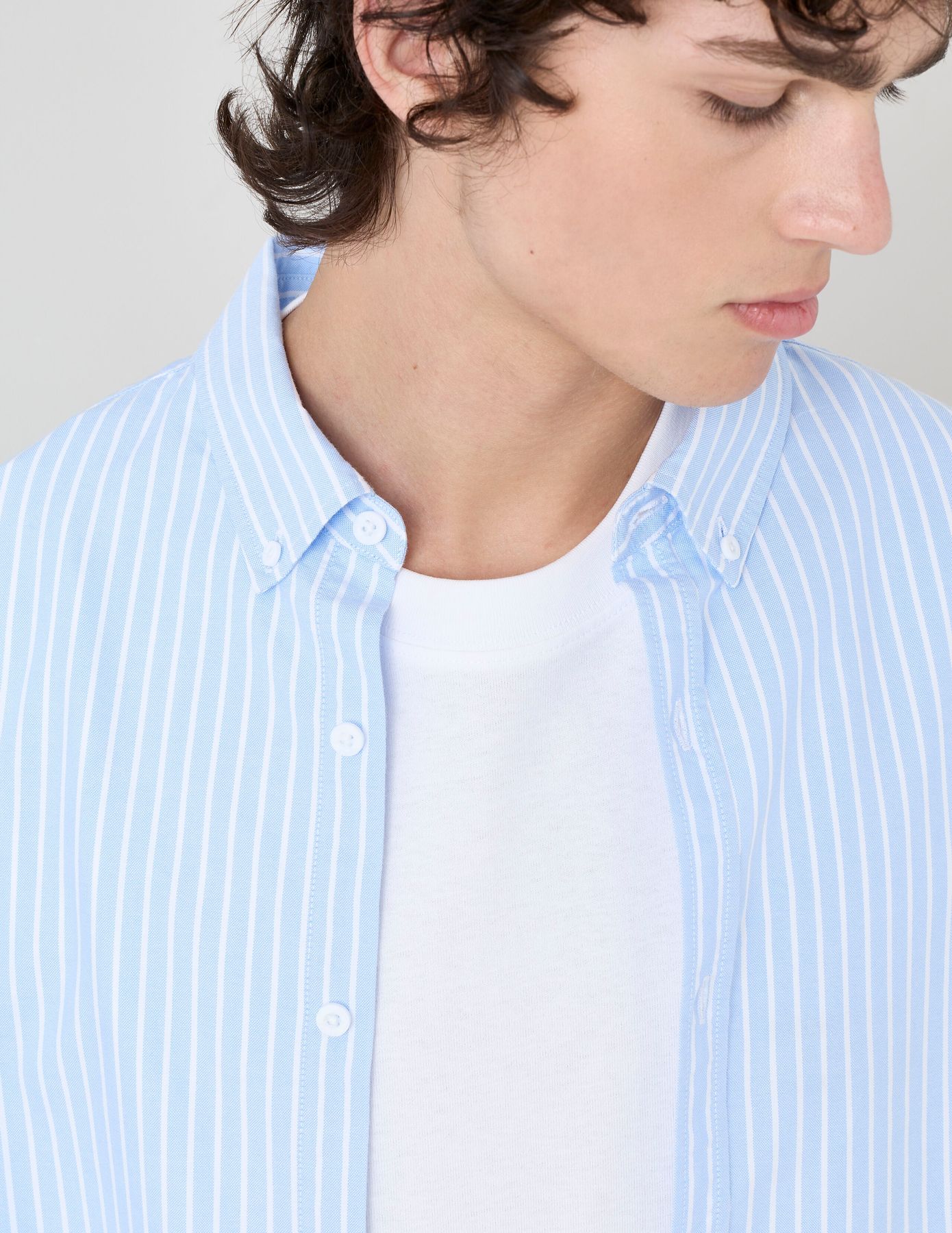 Chemise oxford rayée