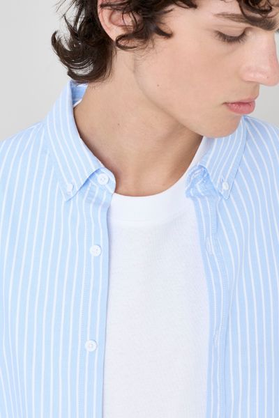 Chemise oxford rayée