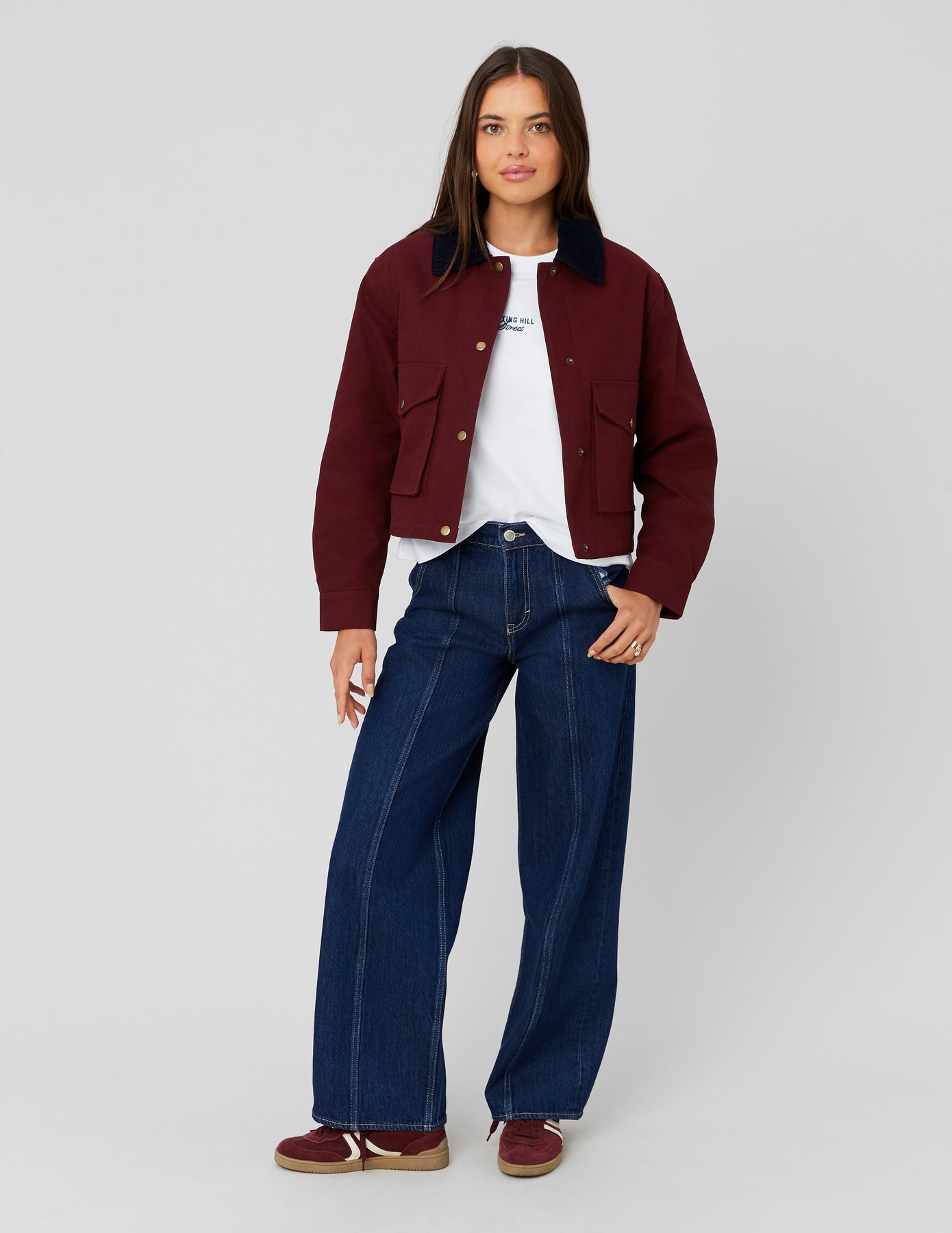 Jean straight surpiqures
