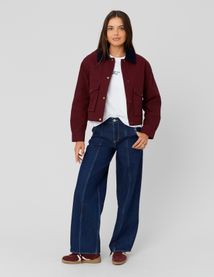 Jean straight surpiqures