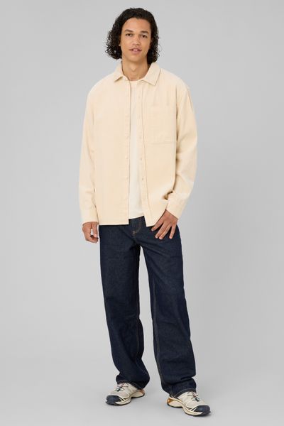 Chemise en velours c&ocirc;tel&eacute;