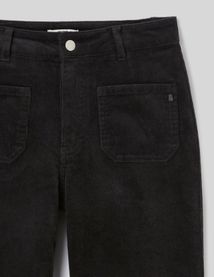 Pantalon flare velours