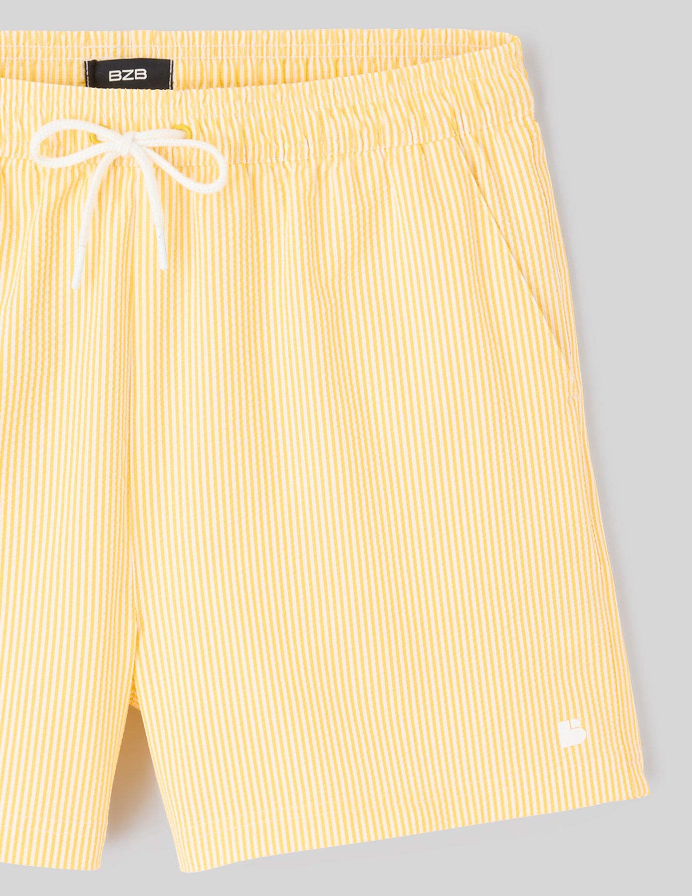 Short de bain seersucker