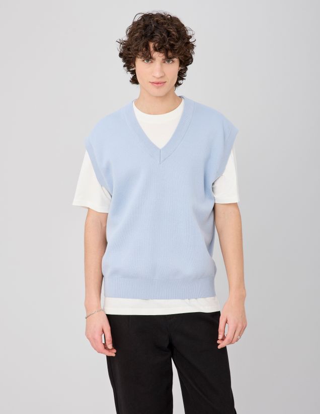 Pull sans manche