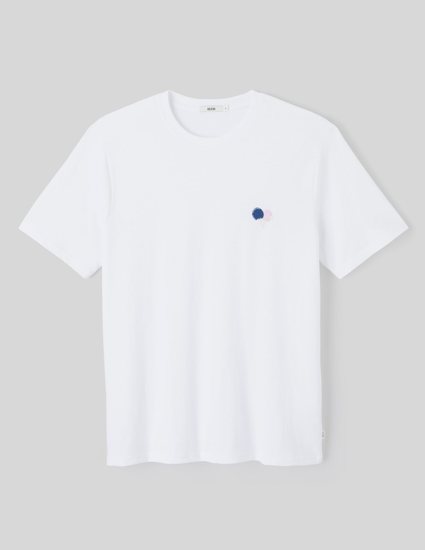 T-shirt brodé à message