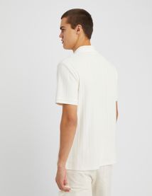 Polo maille fantaisie