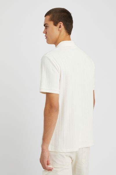 Polo maille fantaisie