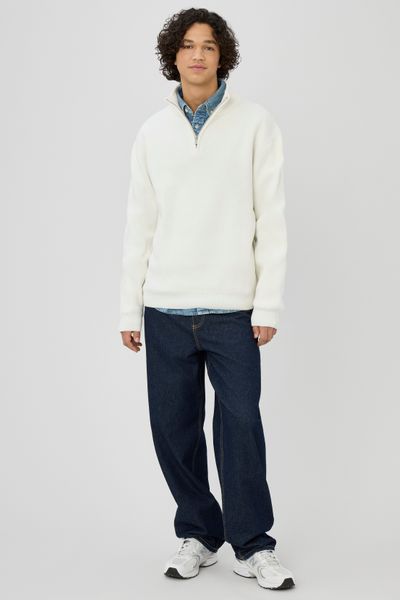 Pull chenille col montant