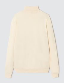 Pull col roulé