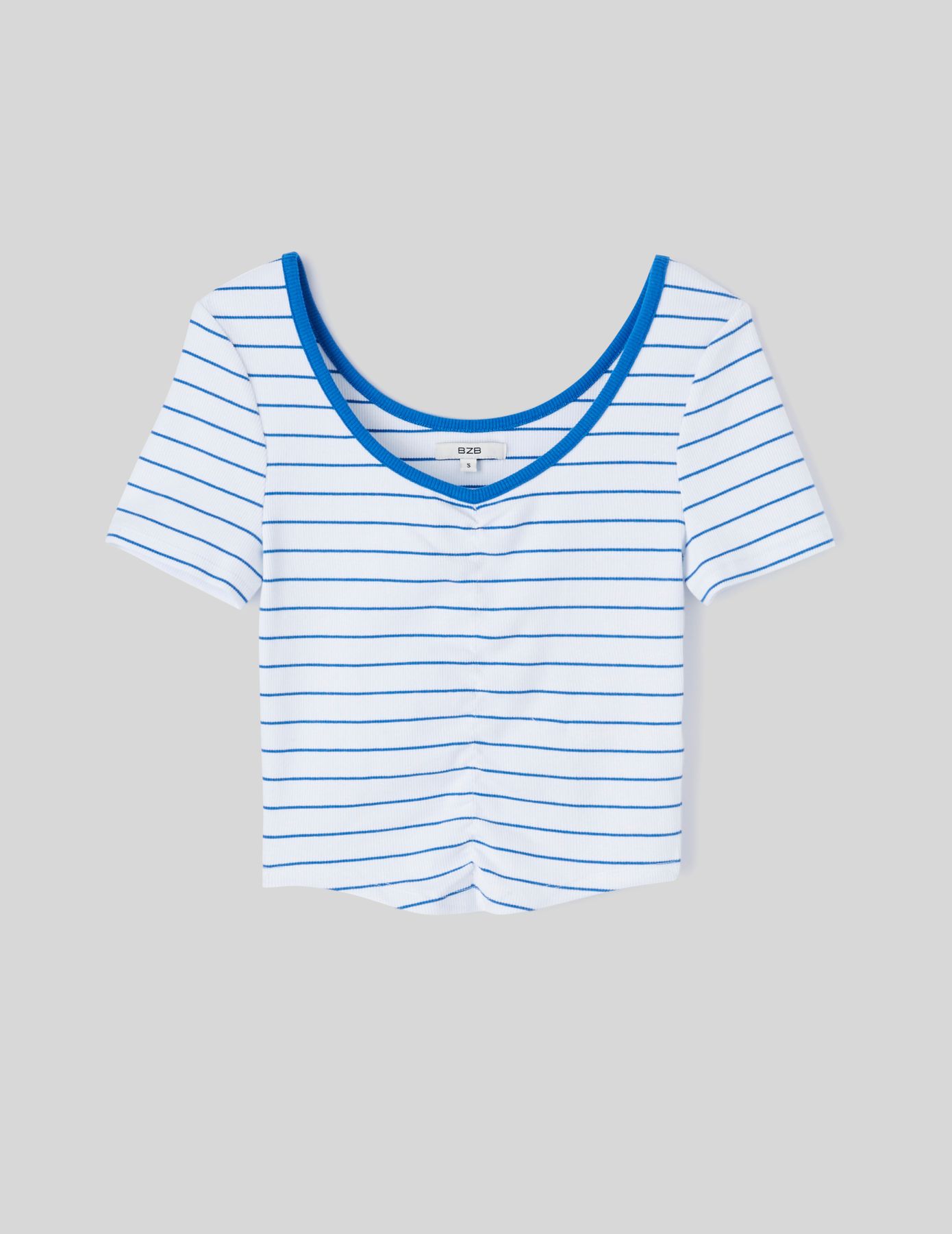 T-shirt court rayé