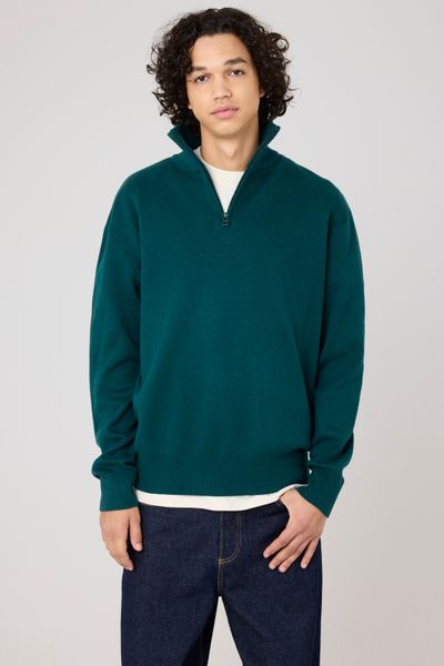 Pull col montant zippé