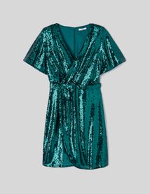 Robe courte sequins