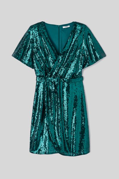 Robe courte sequins