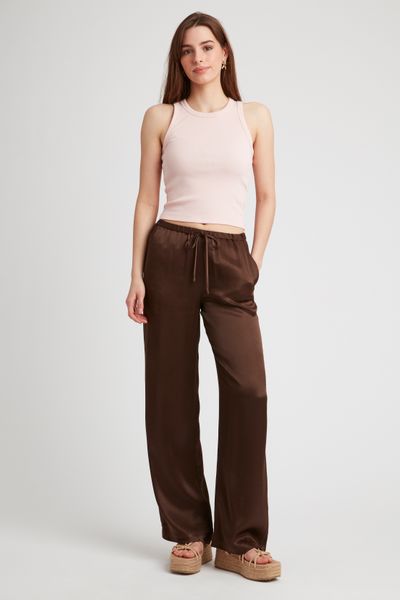 Pantalon satin