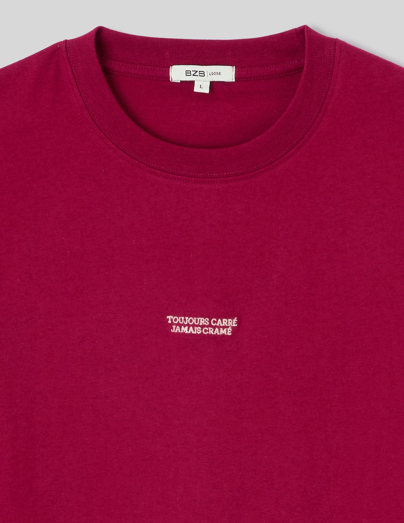 Tshirt brod&eacute; poitrine