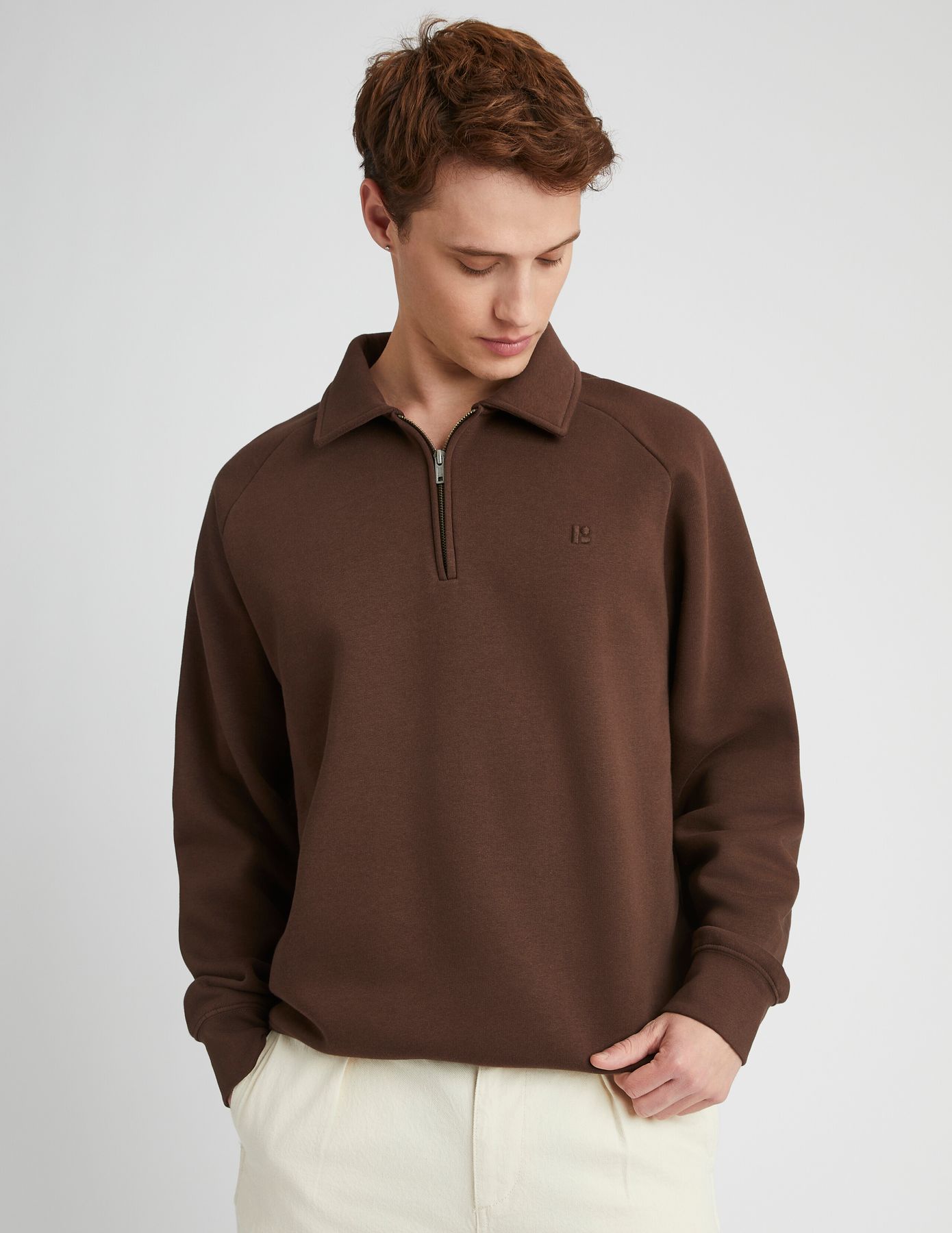 Sweat col polo