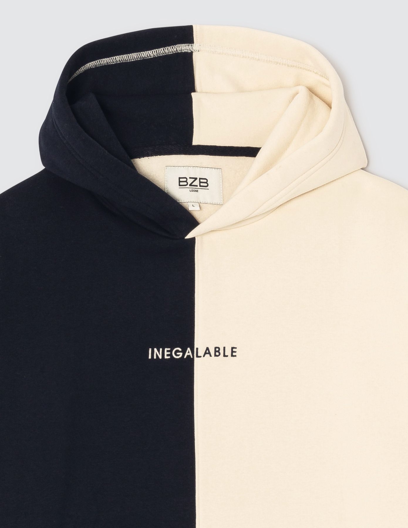 Sweat à capuche colorblock