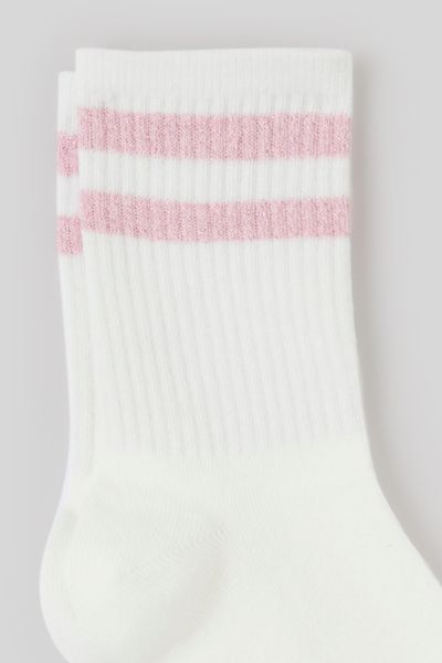 Lot de 2 paires de chaussettes &agrave; fil m&eacute;talis&eacute;