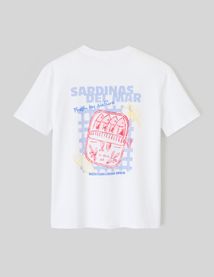T-shirt imprimé devant/dos