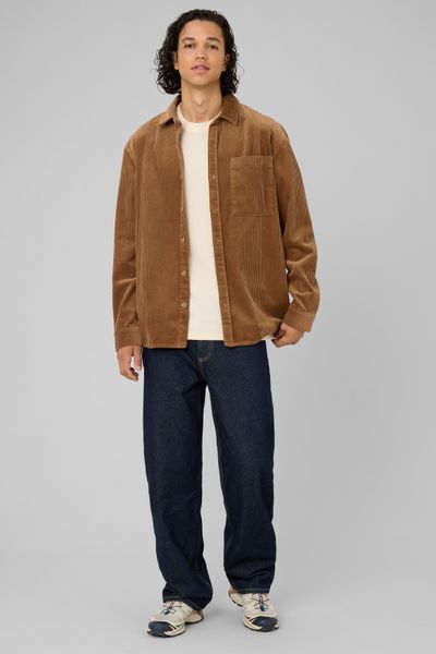 Chemise en velours c&ocirc;tel&eacute;