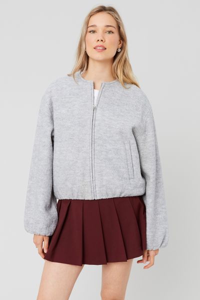Veste boule en laine