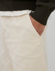 Pantalon velours fantaisie damier