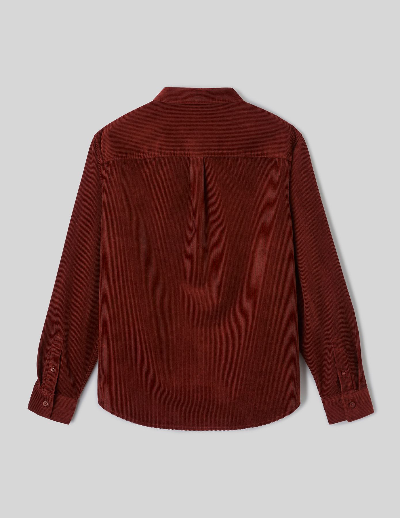 Chemise en velours c&ocirc;tel&eacute;
