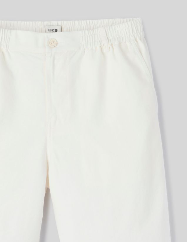 Bermuda coton lin