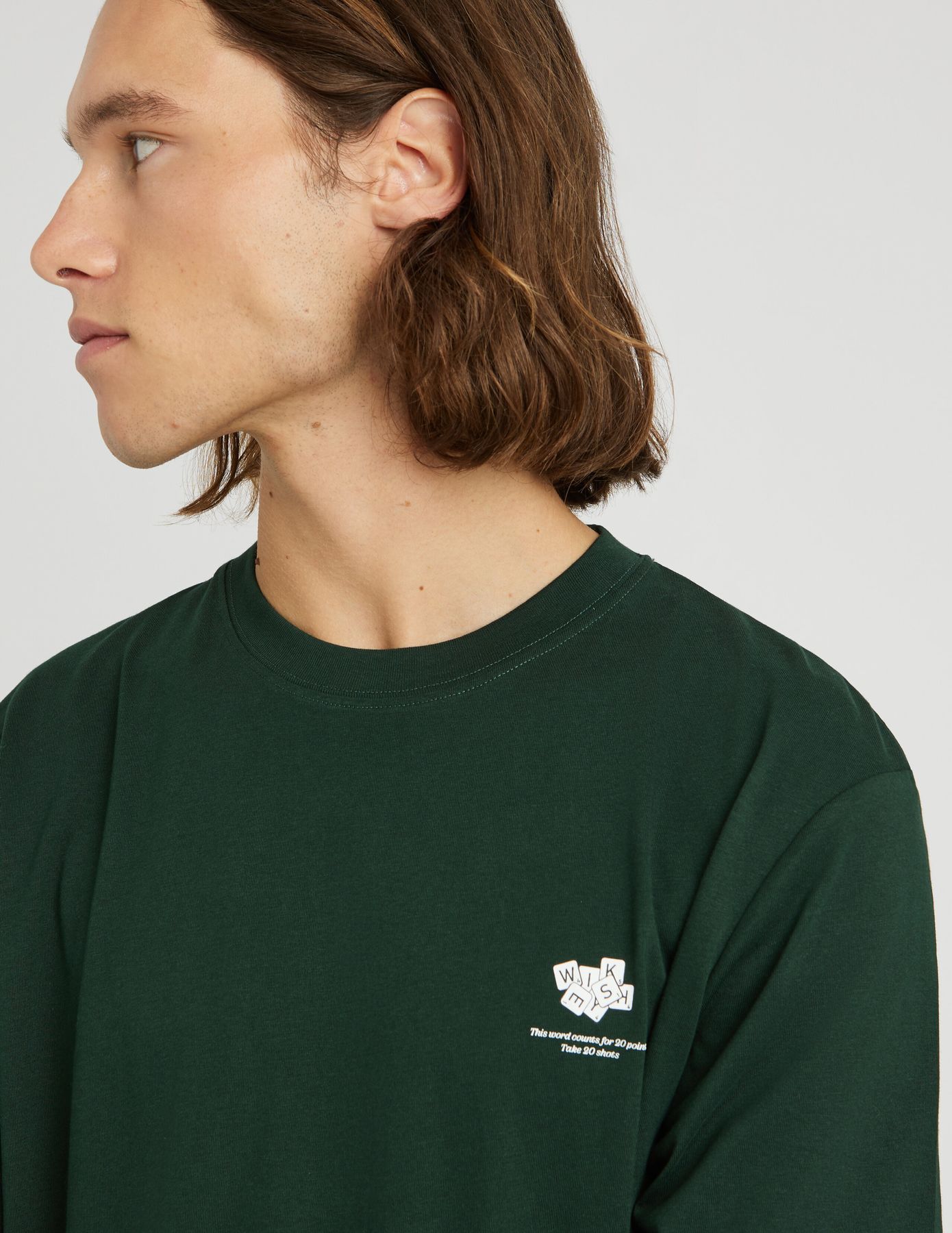 T-shirt imprim&eacute; devant dos