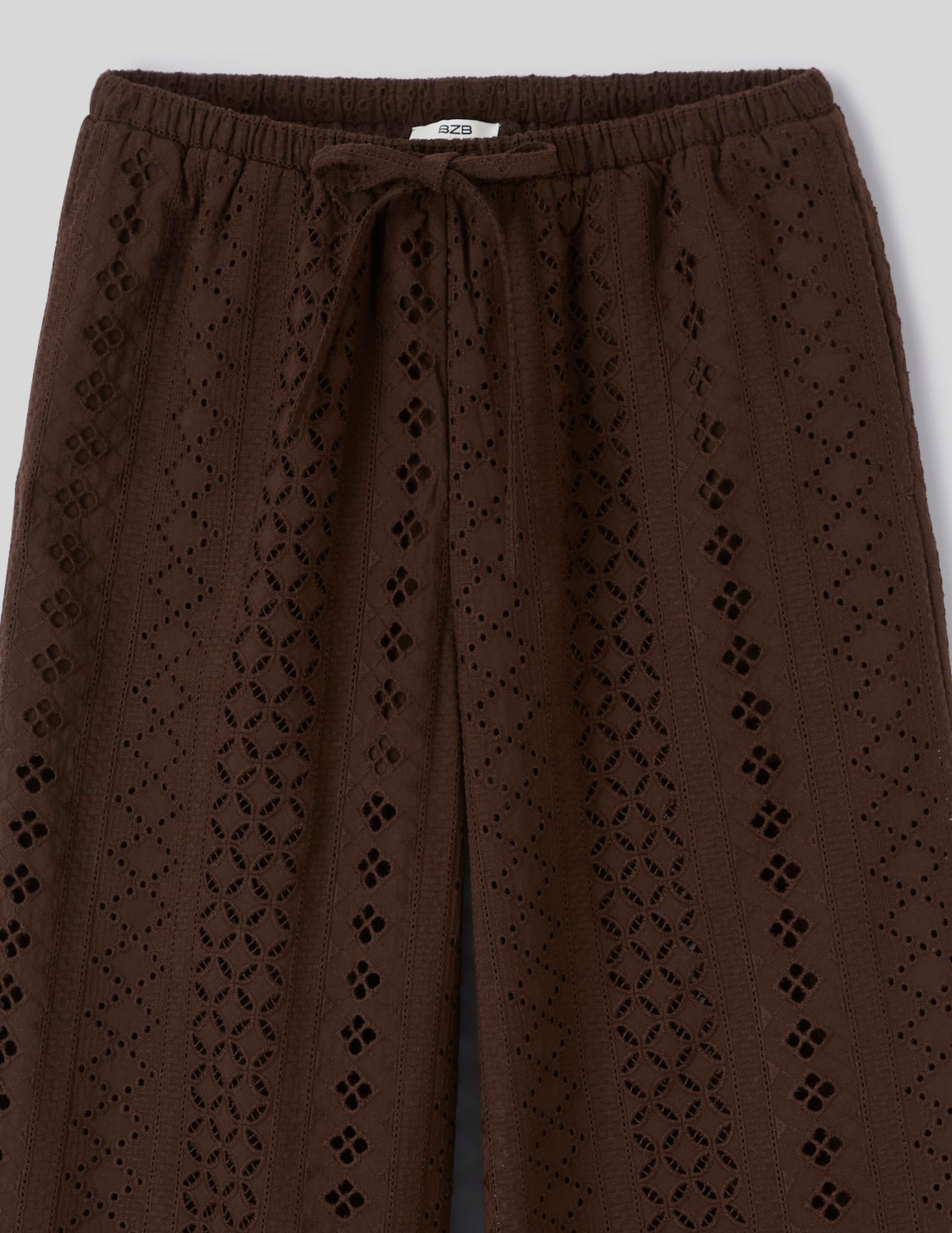 Pantalon broderie anglaise