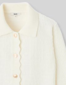 Gilet col polo boutonné