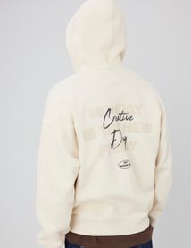 Sweat zippé imprimé